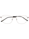 Gucci Square-frame Eyeglasses In Silver