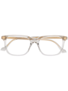 Gucci Transparent Square-frame Eyeglasses In White
