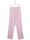 Paade Mode Elasticated-waistband Trousers In Pink