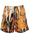 AMIRI PAINT-SPLATTER SHORTS