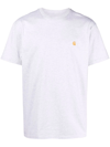 Carhartt Embroidered-logo Cotton T-shirt In White