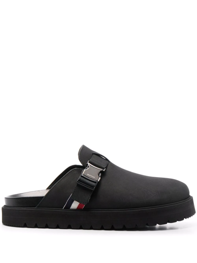 MONCLER｜MULES (4M00040 M5080 81A) MONCLER | Mon Pocket Padded Leather Mules | Women | Lane
