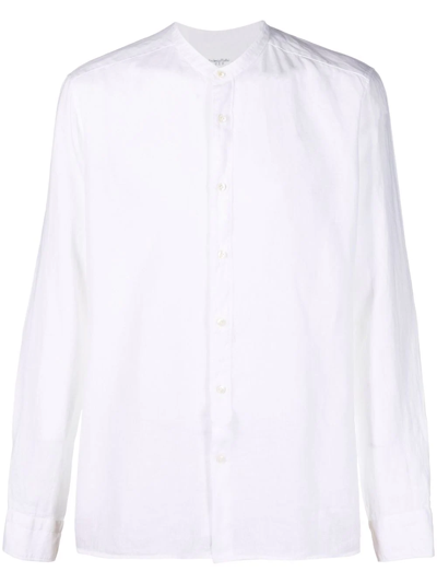 Tintoria Mattei Band-collar Shirt In White