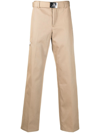 LANVIN BELTED STRAIGHT-LEG TROUSERS