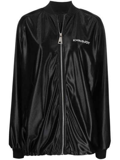 Khrisjoy Logo-lettering Jacket In Black