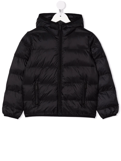 Dsquared2 Kids' Rear Logo-print Padded Jacket In Black