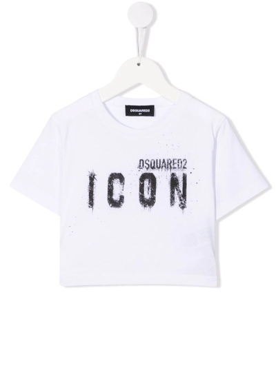 DSQUARED2 ICON LOGO-PRINT T-SHIRT