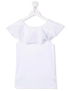 MOLO TEEN RUFFLE-TRIM ORGANIC-COTTON TOP