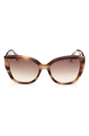 MAX MARA 54MM CAT EYE SUNGLASSES