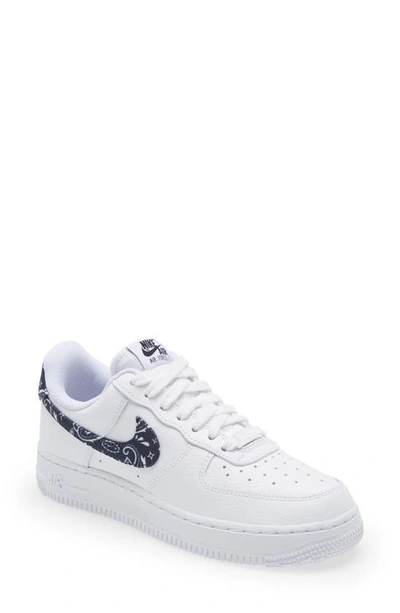Nike Air Force 1 '07 Essential Sneaker In White/ Black/ White/ White