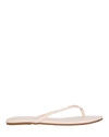 Tkees Glosses Leather Flip Flops In Pink