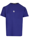 STONE ISLAND STONE ISLAND MEN'S BLUE OTHER MATERIALS T-SHIRT,MO76152NS97V0022 XL