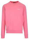 BALMAIN BALMAIN MEN'S PINK COTTON SWEATSHIRT,XH1JQ005BB04OCO XL