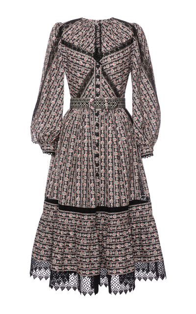 Lena Hoschek Women's Faberge Cotton Midi Dress In Print