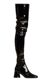 KHAITE WYTHE PATENT LEATHER OVER-THE-KNEE BOOTS