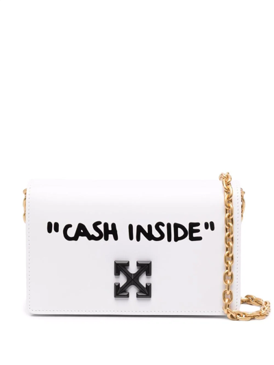 Off-white Jitney 0.5 Crossbody Bag In White
