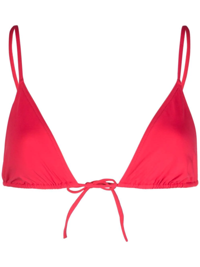 Eres Mouna Triangle Bikini Top In Rosa