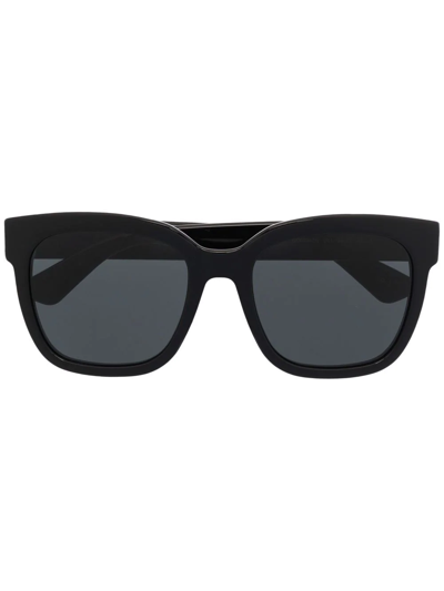 Gucci Gg Oversized Square-frame Sunglasses In Schwarz