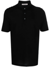 Fileria Short-sleeved Polo Shirt In Black
