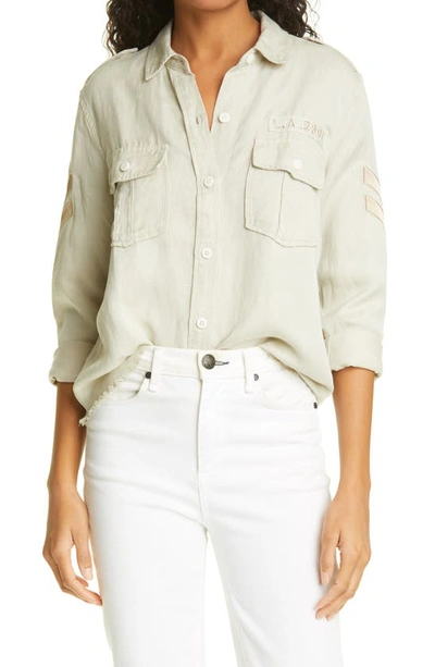 Rails Conrad Military Jacket In Pistachio Arrow Patch