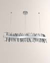 Allegri Crystal By Kalco Lighting Glacier 60" Led Wave Island