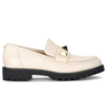 MICHAEL KORS MICHAEL KORS HOLLAND MOCCASIN IN CREAM COLOR LEATHER