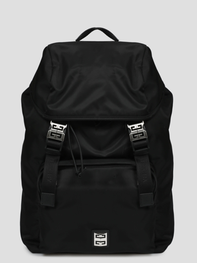 Givenchy Men's 4g Light Nylon Backpack In Black