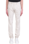 Santaniello Pants In White Cotton In White