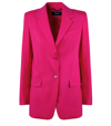 WEEKEND MAX MARA MAX MARA WEEKEND TACITO FUCHSIA SINGLE-BREASTED SUIT JACKET