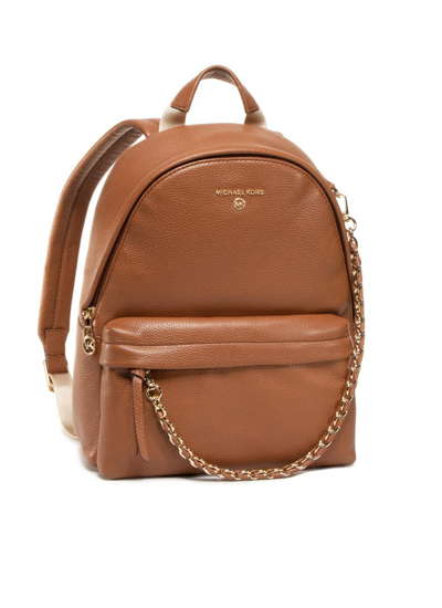 Michael Kors Md Backpack Slater In Marron