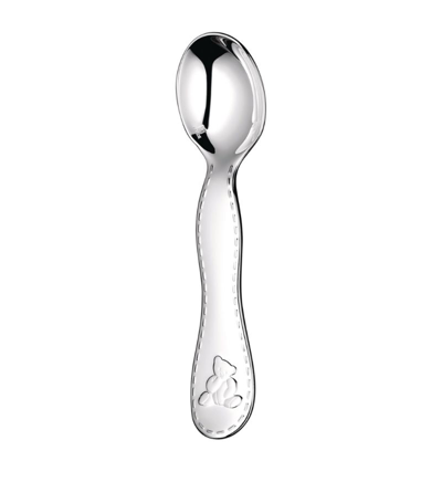 Christofle Charlie Bear Baby Spoon (13cm) In Silver