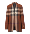 BURBERRY CHECK TAILORED JACKET