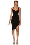 NORMA KAMALI CAYLA SIDE DRAPE DRESS