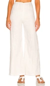 Faithfull The Brand Ottavio Pants In Ivory