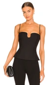 Nanushka Amy Top In Black