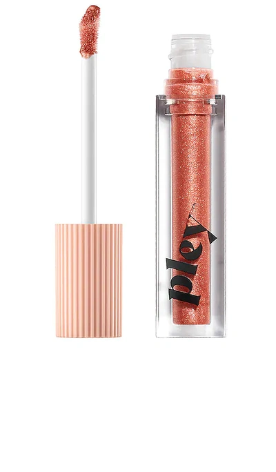 Pley Beauty Lust + Found Lip Gloss Lacquer In Brown