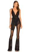 Michael Costello X Revolve Roland Jumpsuit In Black