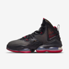 Nike Lebron 19 Basketball Shoes In Black/black/university Red
