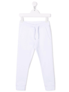 Dsquared2 Logo-print Drawstring Track Pants In White