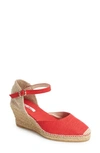 TONI PONS 'CALDES' LINEN WEDGE SANDAL