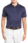 Peter Millar Sean Regular Fit Stretch Jersey Polo In Navy