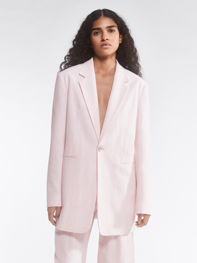 Filippa K Neva Buttoned-up Blazer In Soft Pink