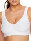 Bali Comfort Revolution Smart Sizes Wire-free Bra In White Aztec