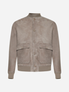 Salvatore Santoro Suede Varsity Jacket