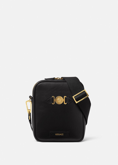 Versace Medusa Biggie Pouch Bag In Black