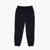 Lacoste Croc-embroidered Regular Fit Pique Sweatpants In Blue