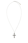 SAINT LAURENT SILVER METAL NECKLACE  SILVER SAINT LAURENT UOMO TU