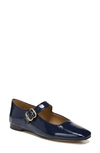 Sam Edelman Michaela Mary Jane Flat Midnight Blue Leather