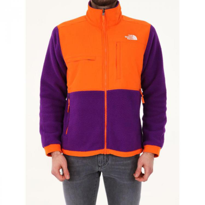 The North Face Denali 2 Orange And Purple Jacket - Atterley In Viola/arancio