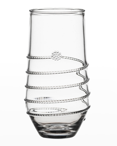 Juliska Amalia Clear Acrylic Large Beverage Glass